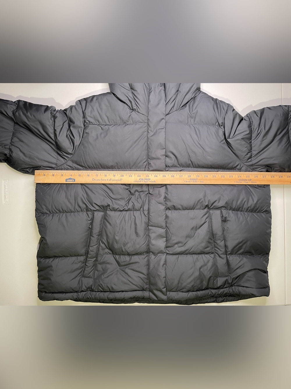 NWT Eddie Bauer Women's XXL Ketchum 650-fill premium down Black Hoodie - Picture 4 of 8